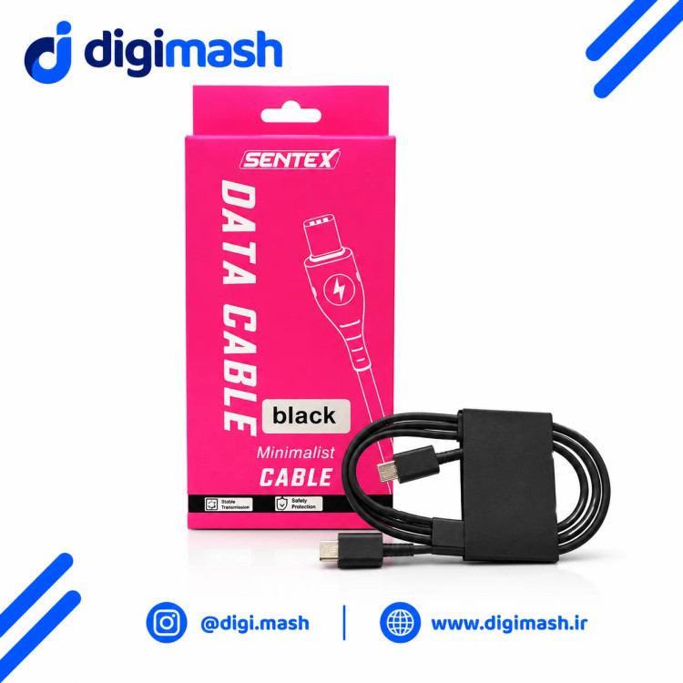 کابل سوپر فست شارژ دو سر تایپسی (۶ماه گارانتی) برند SENTEX