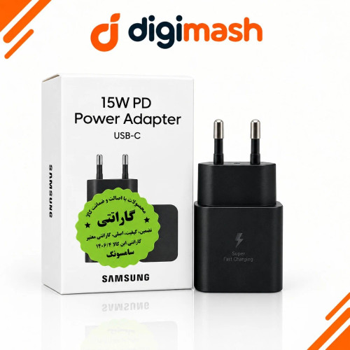 شارژر سامسونگ مدل EP-TA800 توان 15 وات دو پین