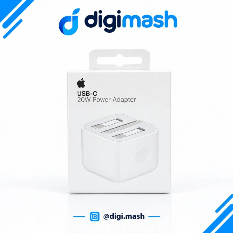 شارژر دیواری اپل ظرفیت ۲۰ وات با پورت USB Type C