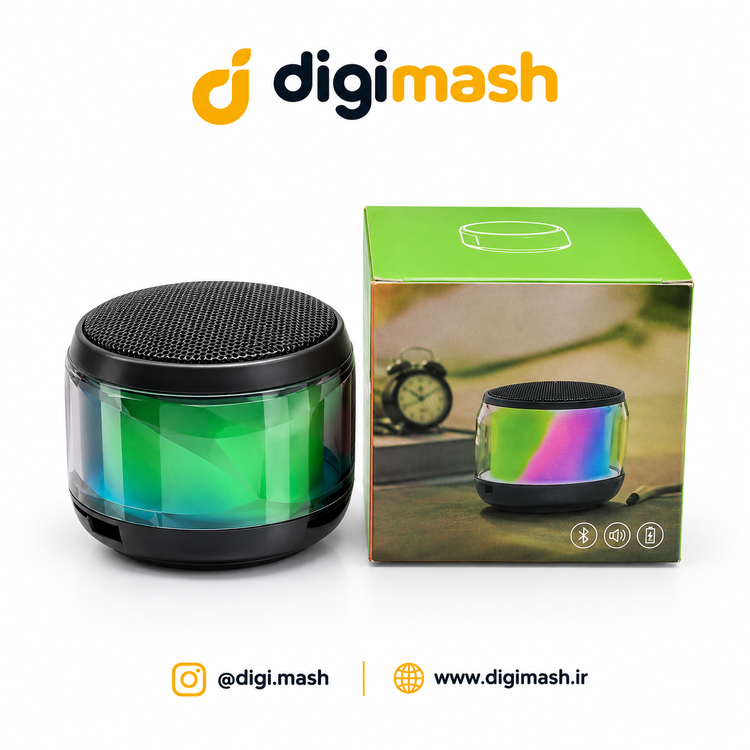 اسپیکر Mini رقص نور دار(RGB)
