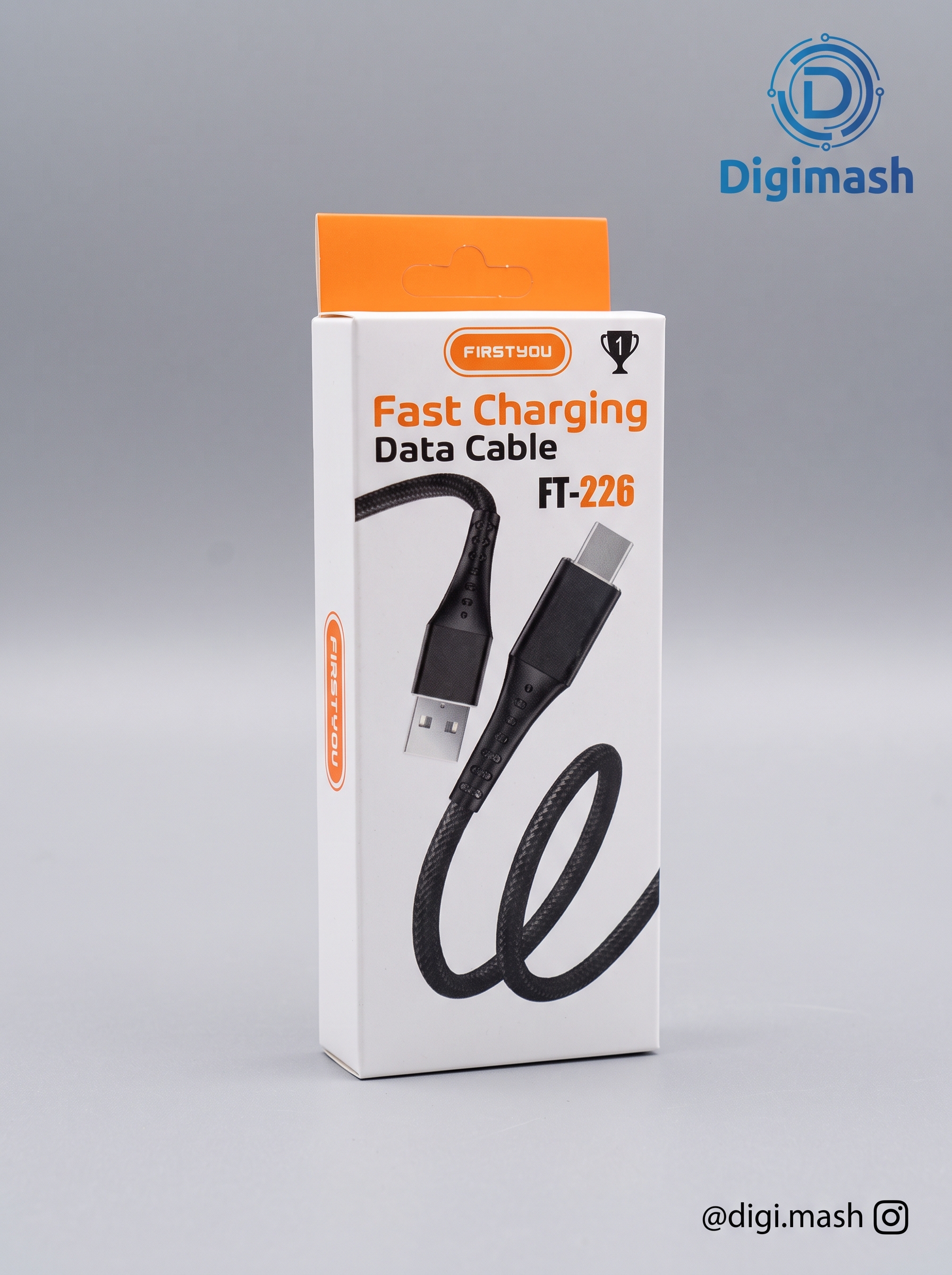 کابل شارژ فست‌یو FT-226 | فست شارژ + نایلون بافته‌شده