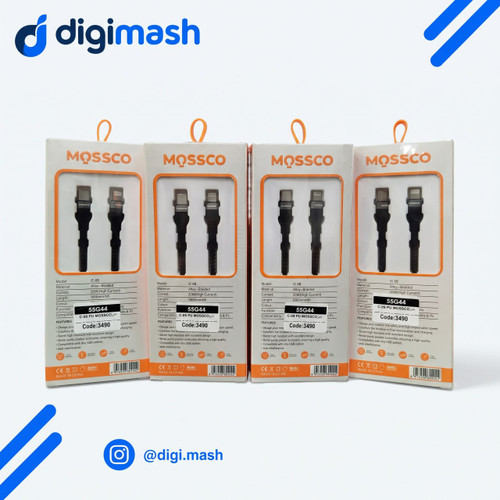 کابل شارژ MOSCCO مدل IC-08 | USB-C به USB-C + ۲۰ وات + ۱ متری