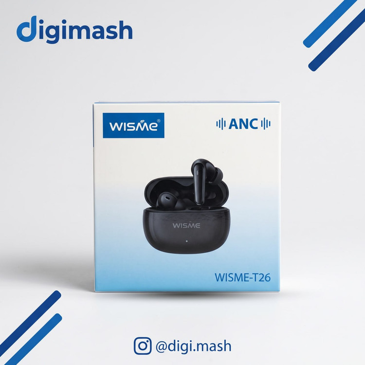 ایرپاد WISME T26 | حذف نویز ANC + بلوتوث ۵.۴ + حالت گیمینگ